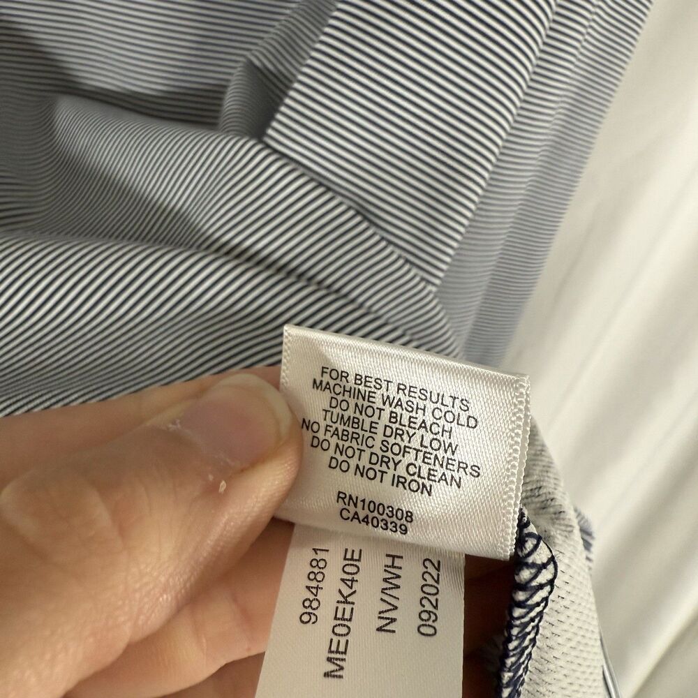 New Peter Millar Kansas City Royals Charity Sweater Men Large White Blue Striped - Picture 8 of 11